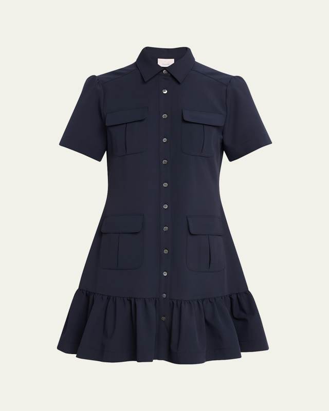 Jamie Short-Sleeve Shirtdress